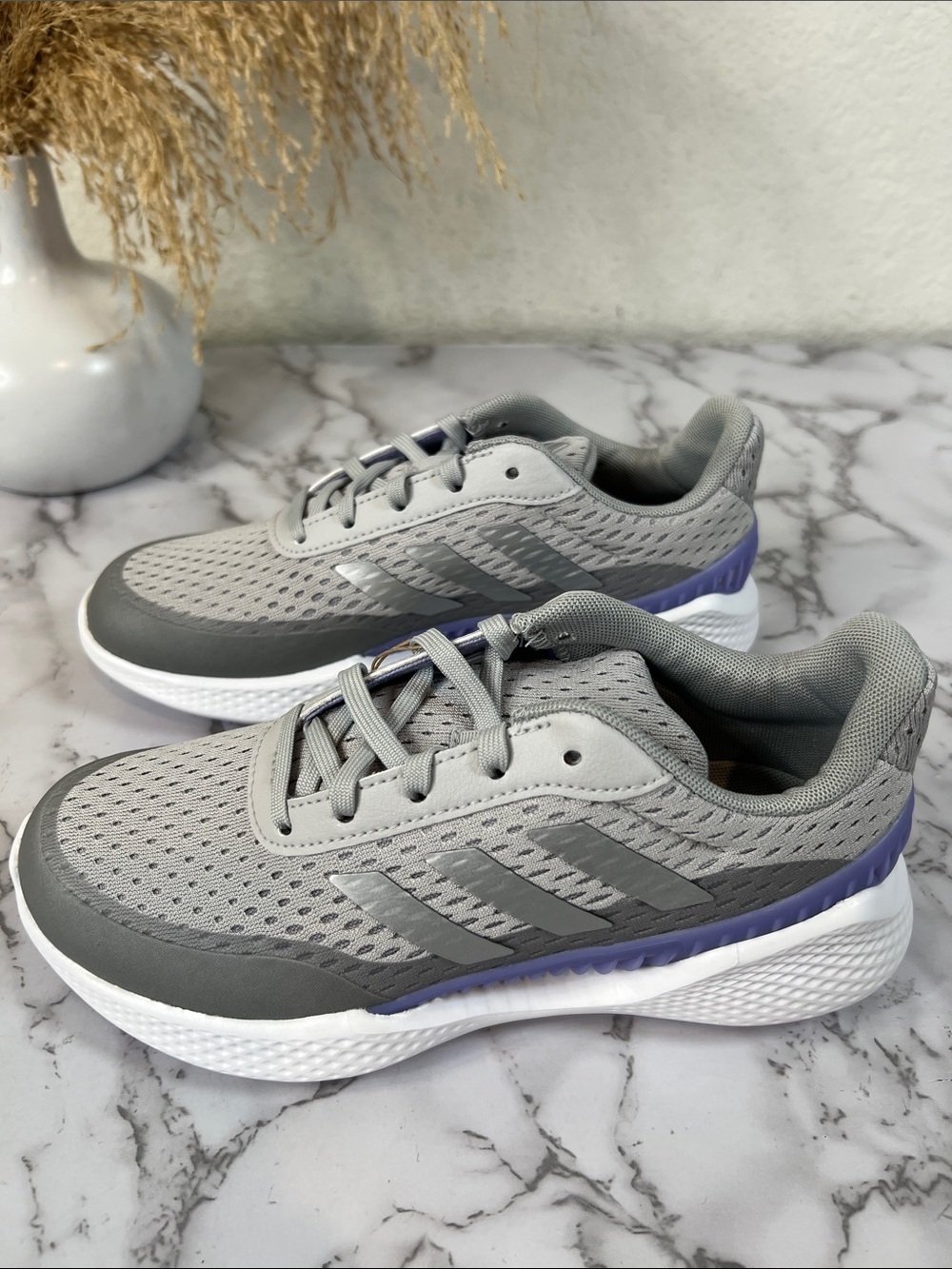 Adidas Summervent Grey Silver Purple Womens Spikeless Golf Shoes Size 5.5 - Picture 3 of 14